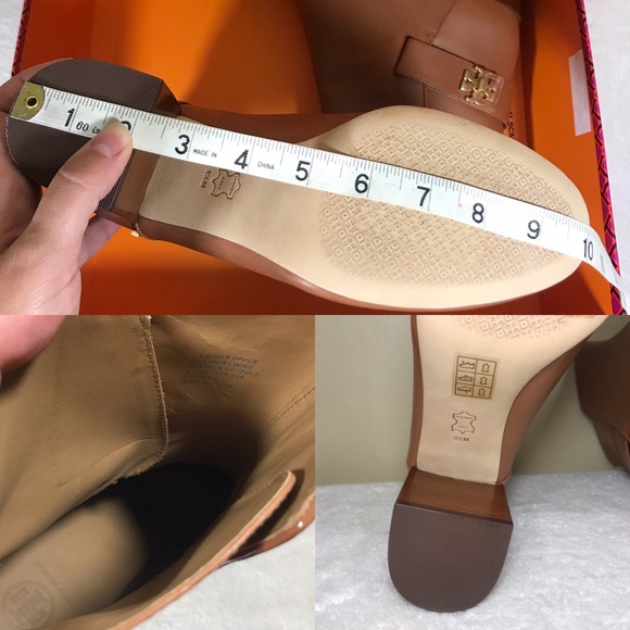 ⚡️SOLD⚡️Tory Burch Ankle Boots Leather Booties New - Picture 16 of 16